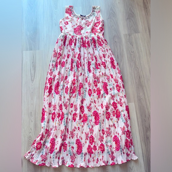 NEW - Floral maxi sleeveless dress in size Medium - Picture 4 of 8